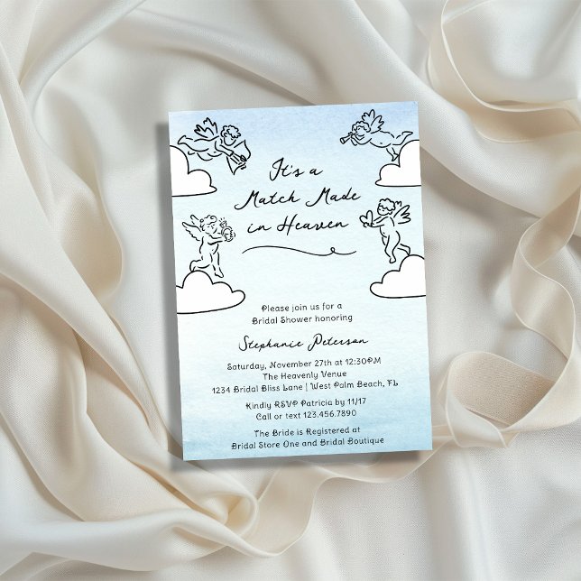 Invitation Un Mariage Fait Au Ciel Réception De Mariage Fanta (Créateur téléchargé)