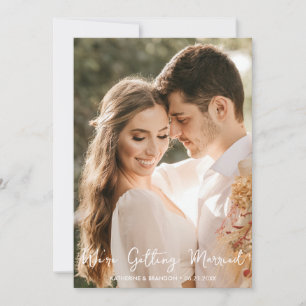 Invitation Un Mariage simple, on se marie Photo
