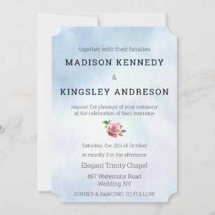 Invitation Un mariage Vite Spectaculaire Amour Floral Vivre