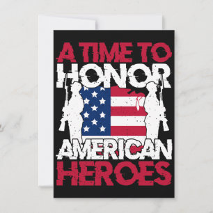 Invitation Un moment pour honorer les héros américains