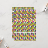 un motif très coloré avec beaucoup de co différent
