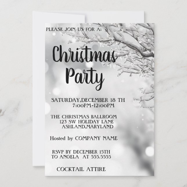Invitation Un Noël parfait et Extraordinaire (Devant)