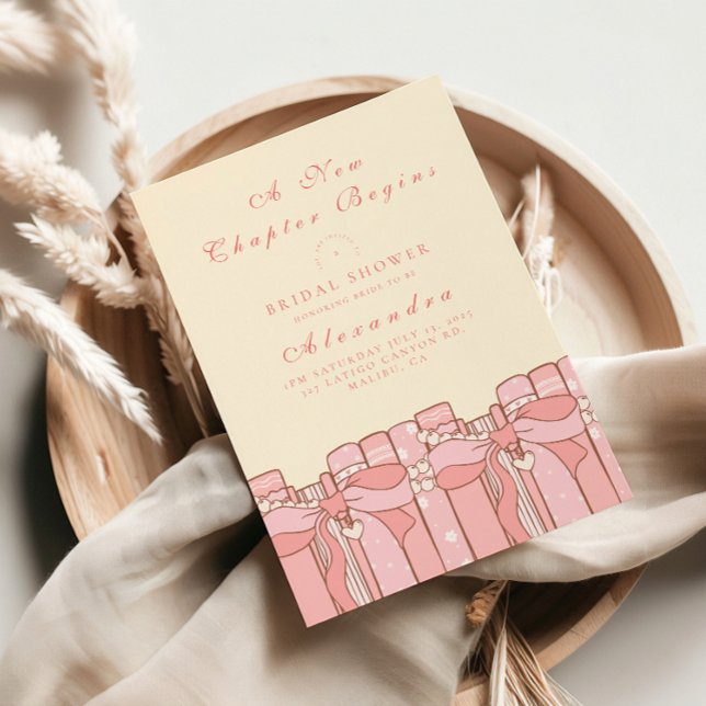 Invitation Un nouveau chapitre commence coquette arc nuptiale (Créateur téléchargé)