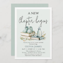 Un nouveau chapitre commence Storybook Boy Baby sh