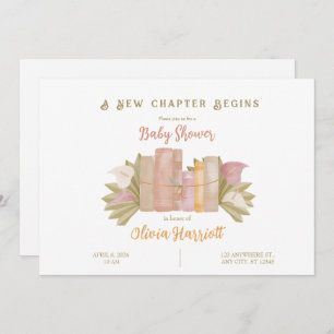 Invitation Un nouveau chapitre commence - Style Boho