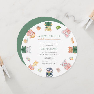 Invitation Un nouveau chapitre commencera bientôt à être baby