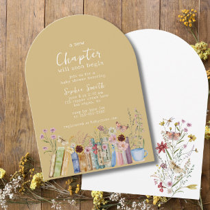 Invitation Un Nouveau Chapitre Commencera Bientôt Le Baby sho