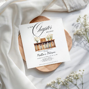 Invitation Un nouveau chapitre de l'album de bébé est sur le