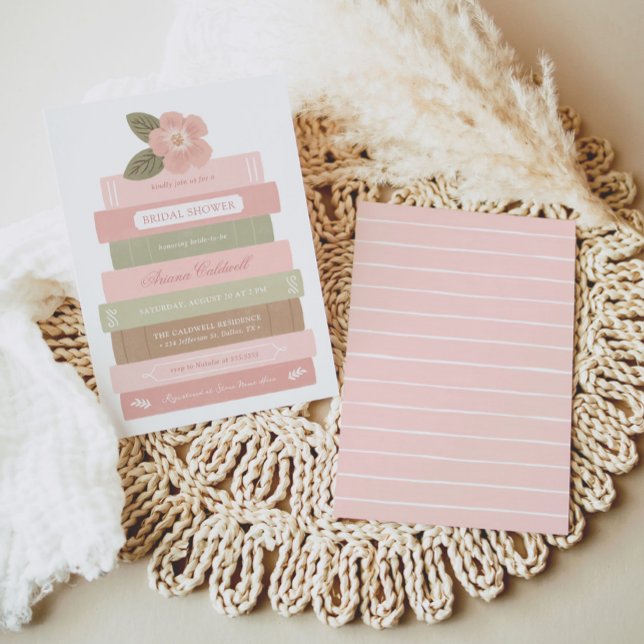 Invitation Un nouveau chapitre livre d'histoire Fête des mari (Créateur téléchargé)