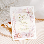 Invitation Un océan de rêve sous la mer Sirène douce 16<br><div class="desc">Plongez dans le monde éthérée de l'océan en vous invitation à vos proches pour célébrer cette occasion spéciale. Les aquarelles peintes à la main représentant des coraux, des coquillages et des étoiles de mer évoquent un sentiment de tranquillité et de charme naturel, créant une atmosphère de rêve pour la célébration...</div>