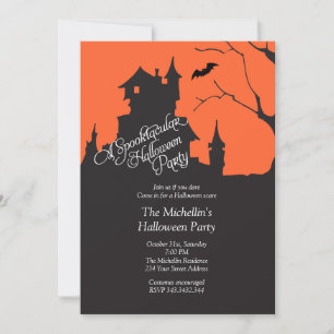 Invitation Un parti d'Halloween Spooktaculaire