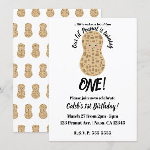 Invitation Un petit anniversaire de 1 an mignon et fantaisist