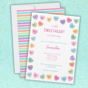 Invitation un petit baby shower amoureux