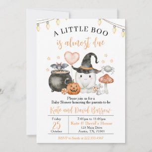 Invitation Un Petit Baby shower Boo