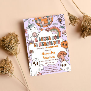 Invitation Un petit Baby shower de Boo fête d'Halloween