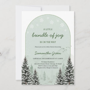Invitation Un petit Baby shower de joie