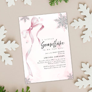 Invitation Un petit Baby shower de Parties scintillant de bou