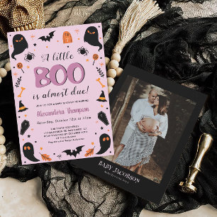 Invitation Un petit Baby shower de sorcière Boo Halloween