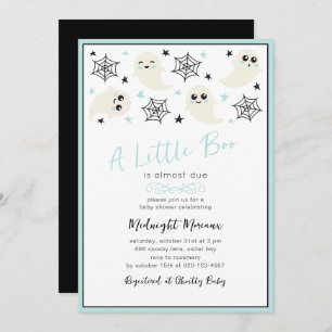 Invitation Un petit Baby shower d'Halloween Boo Boy