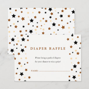 Invitation Un petit Baby shower Diaper tombole