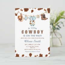 Un petit Baby shower Western Cowboy