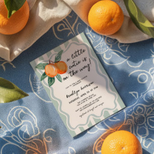 Invitation Un Petit Baby shower Whimsical Cutie Boys