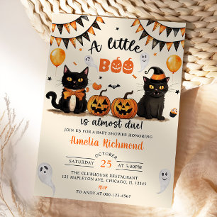 Invitation Un Petit Bois Est Presque Dû Chat Noir Halloween
