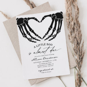 Invitation Un Petit Boo Doit Être Pris Baby shower Halloween