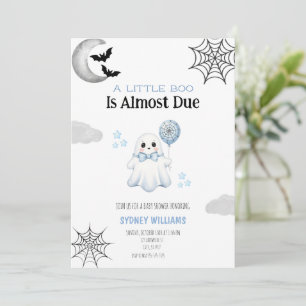 INVITATION UN PETIT BOO EST À PEU PRÈS PRÊT BABY SHOWER HALLO