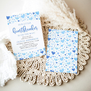 Invitation Un petit brise-coeur Baby shower de Saint Valentin