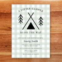 Un petit camping est en route Baby shower