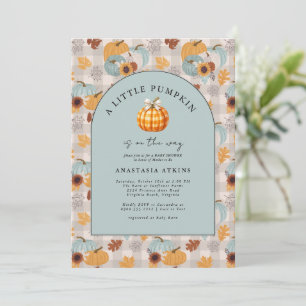 Invitation Un petit Citrouille est en route pour le Baby show