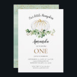 Invitation Un petit Citrouille fête son anniversaire<br><div class="desc">Little Citrouille is Turning One Birthday Invitation Peut être utilisé pour l'anniversaire de n'importe quelle invitation d'âge.</div>