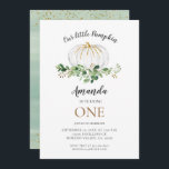 Invitation Un petit Citrouille fête son anniversaire<br><div class="desc">Le petit Citrouille est Turning One Birthday Invitation Peut être utilisé pour l'anniversaire de toute invitation d'âge.</div>