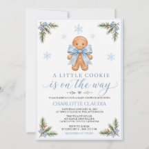 Un Petit Cookie En Route Fête Prénatale Gingerbrea