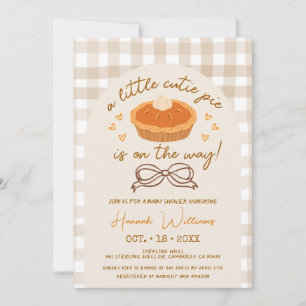Invitation Un petit Cutie Pie est en route