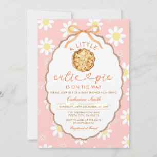 Invitation Un petit Cutie Pie est en route Fête prénatale Dai