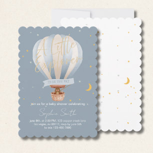 Invitation Un Petit Explorer Se Trouve Sur Le Chemin Hot Air