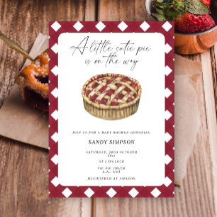 Invitation Un petit gâteau mignon est en route Baby Shower