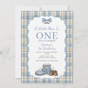 Invitation Un Petit Homme a Un An