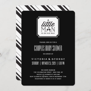 Invitation Un Petit Homme Est En Chemin Couples Boy Baby show