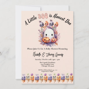 Invitation Un petit livre est presque à Baby shower