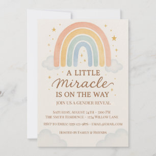 Invitation Un Petit Miracle Est En Route  Révélation Du Sexe 
