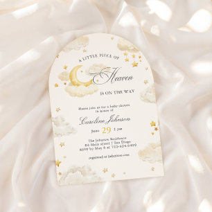 Invitation Un Petit Morceau De Ciel Arche De Baby Shower Rêve