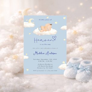 Invitation Un Petit Morceau de Nuages de Ciel pour la Fête de