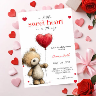 Invitation Un petit ours en sucre Baby Shower