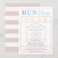 Un petit pain dans le Baby shower virtuel rose de 