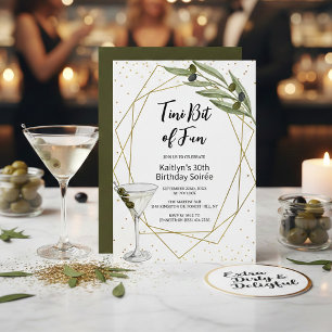 Invitation Un Petit Peu De Fun Martini Soirée