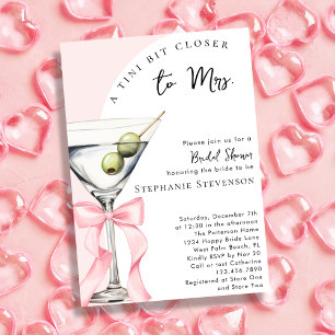 Invitation Un petit peu plus près de la fête prénuptiale de M