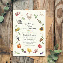 Un petit pousse arrive | Baby Shower rustique